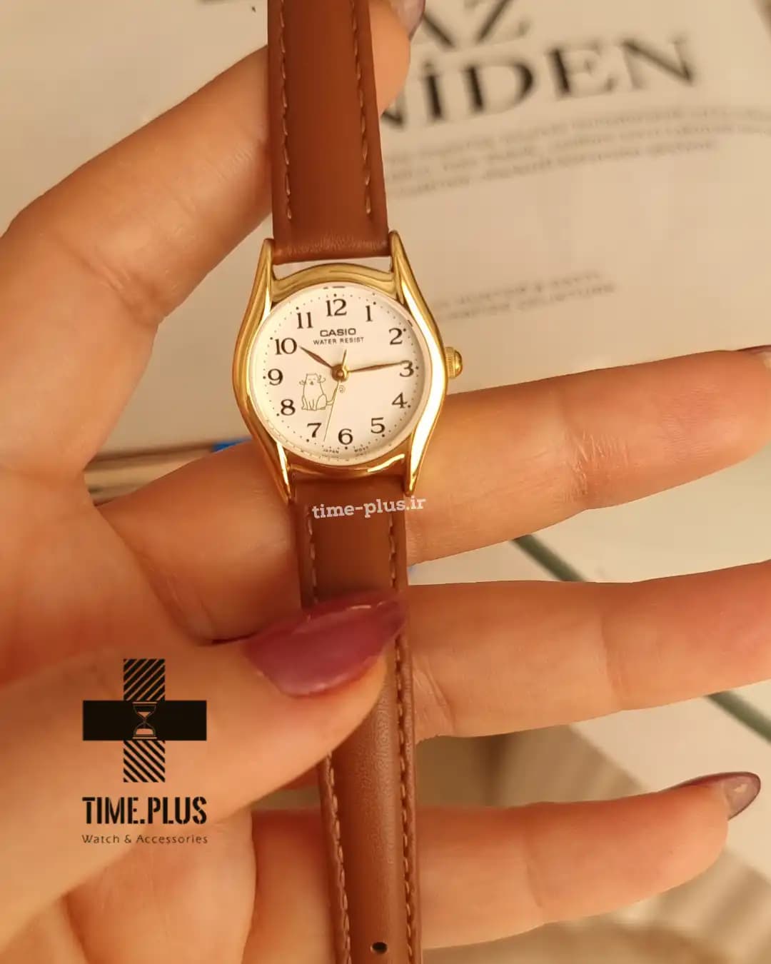 ساعت کاسیو زنانه بند چرمی اورجینال مدل LTP-1094Q-7B8RDF — تصویر ۳
