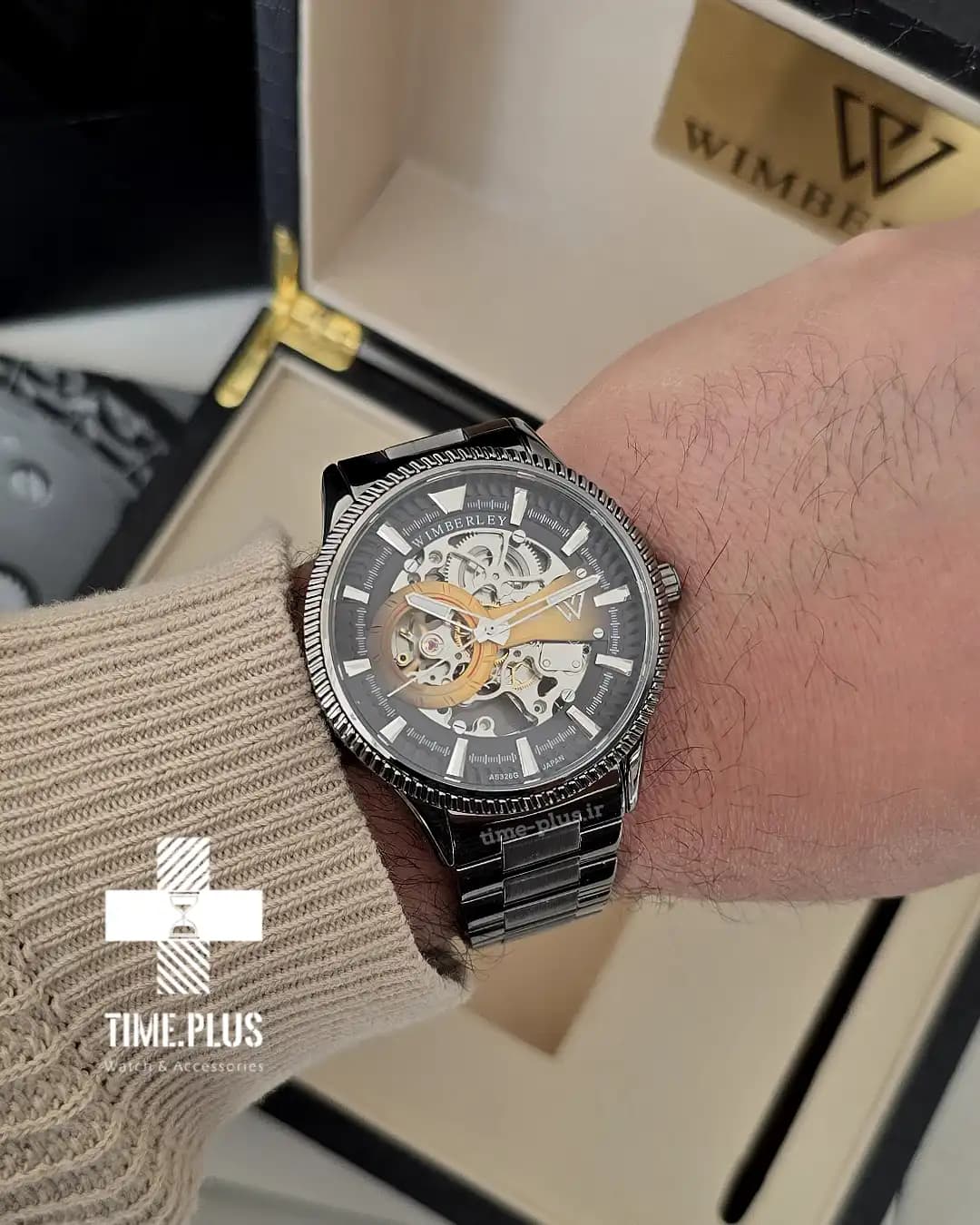 ساعت ویمبرلی مردانه اورجینال مدل WB-AS326G-K — تصویر ۴