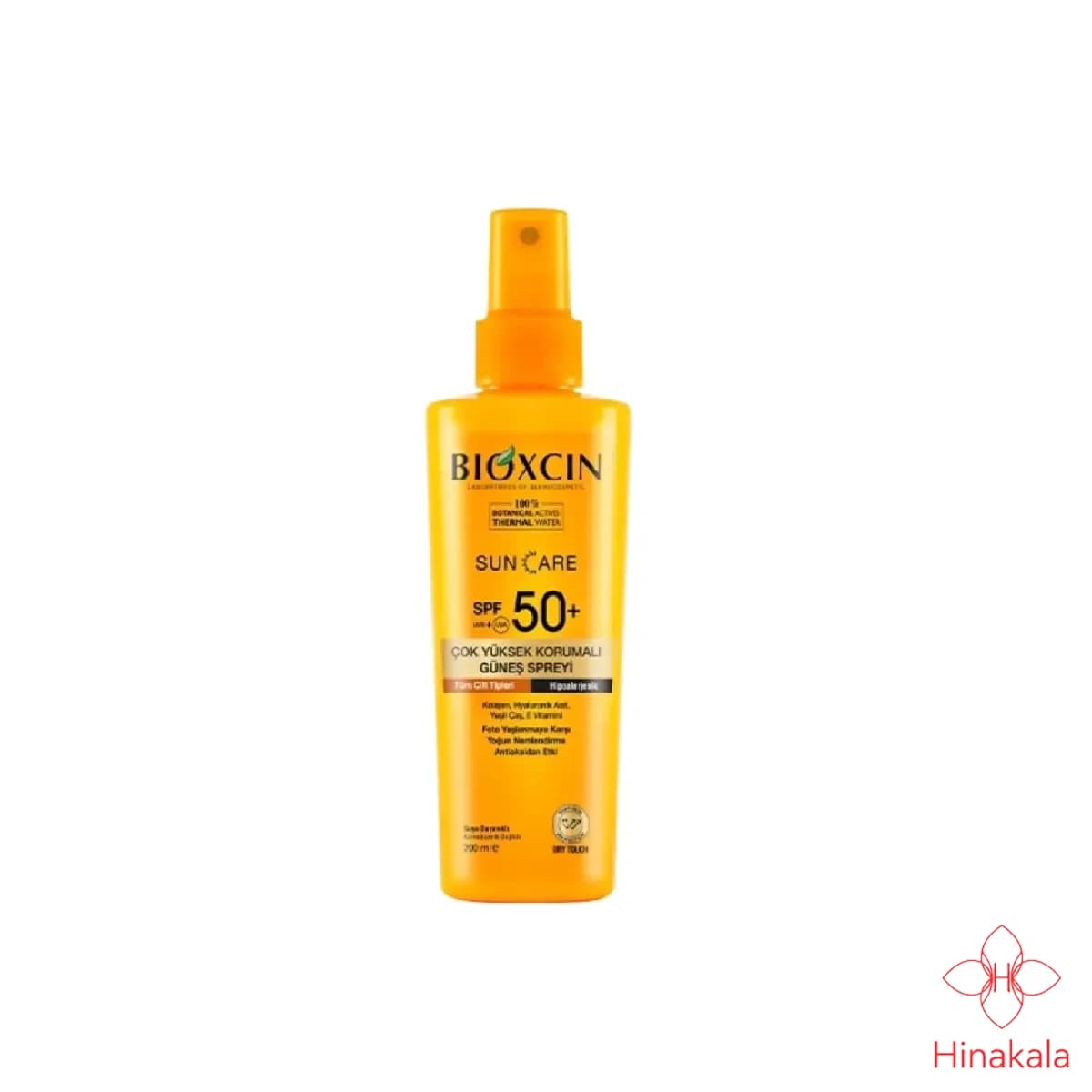 اسپری ضد آفتاب +SPF50 بیوکسین 200 میل اصل — تصویر ۲
