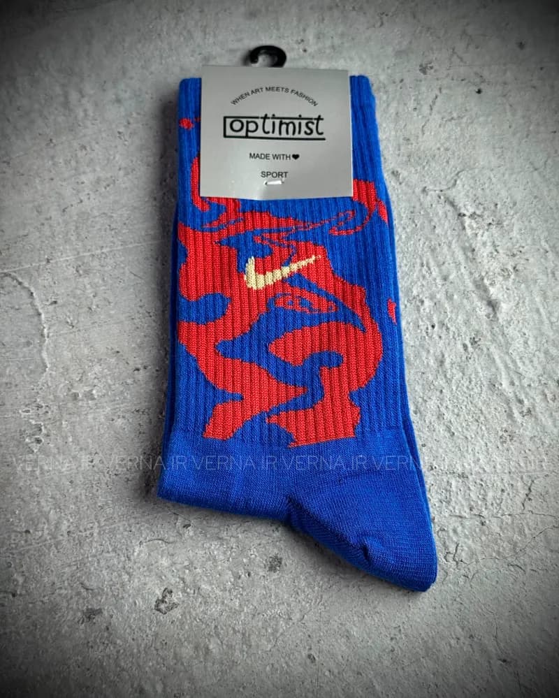 جوراب ساقدار طرح دار NIKE