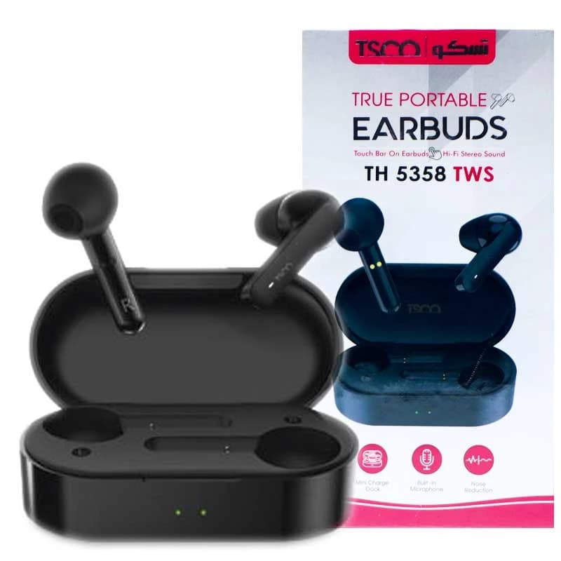 هدفون بی سیم تسکو مدل TH 5358TWS کد B20939 — تصویر ۲