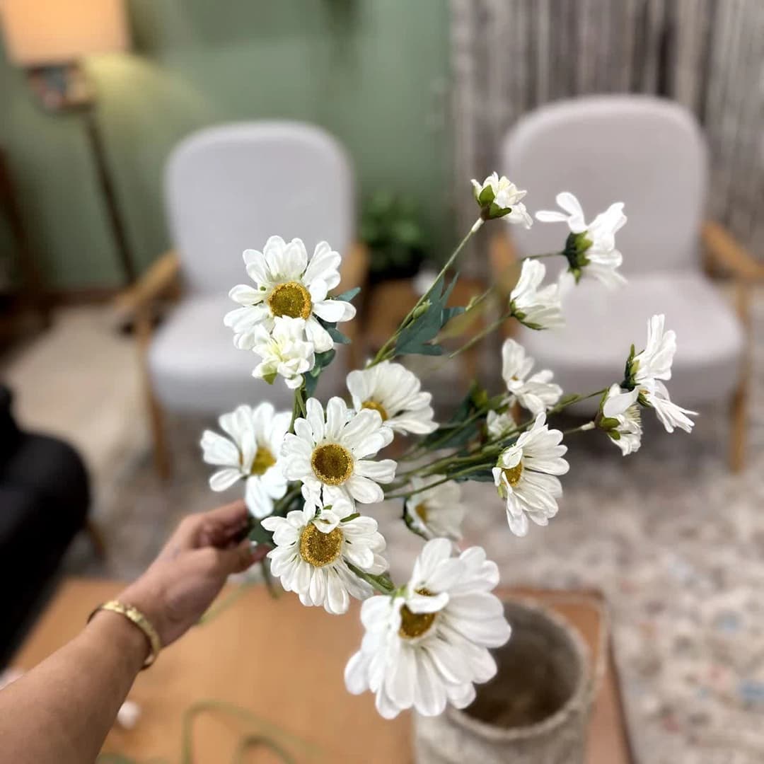 دسته گل مینا سفید