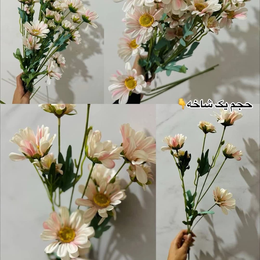 دسته گل مینا صورتی — تصویر ۴