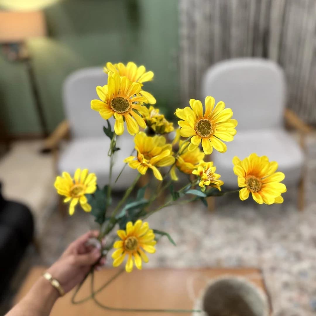 دسته گل مینا زرد