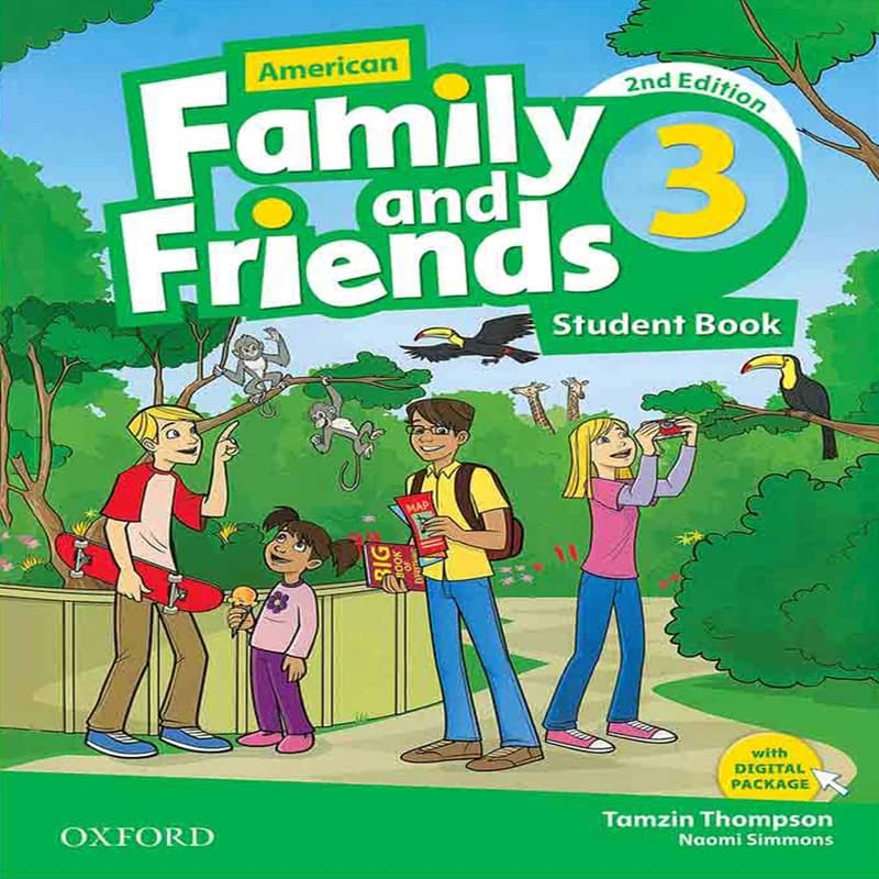 کتاب American Family and Friends 3 اثر Naomi Simmons انتشارات OXFORD کد B20920 — تصویر ۲