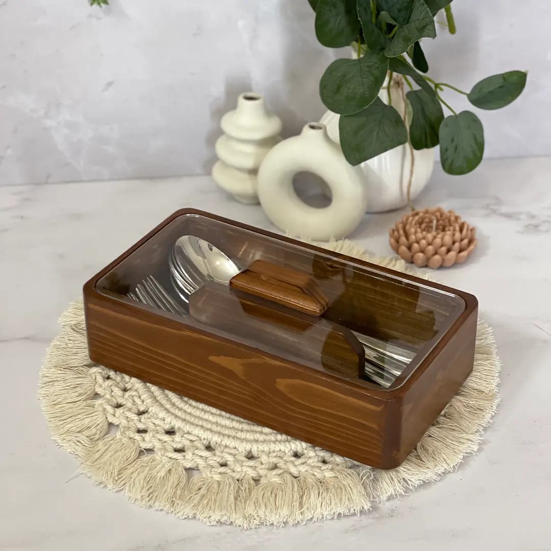 جاقاشقی چوبی در پلکسی