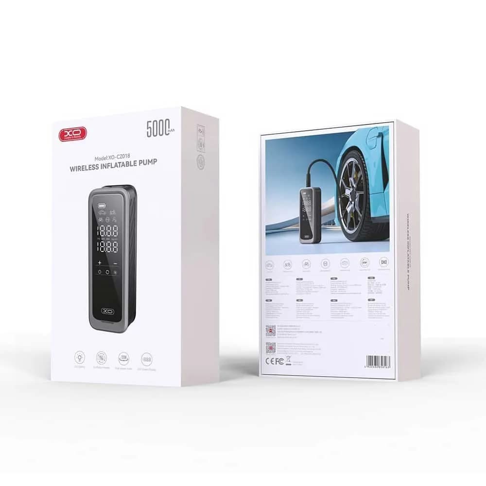 پمپ باد چند منظوره شارژی ایکس او مدل XO CZ018 5000mAh — تصویر ۲