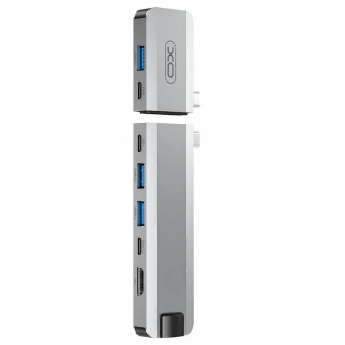هاب 9 پورت ایکس او مدل XO HUB017 type-c 9-in-1 Magnetic Metal Docking Station
