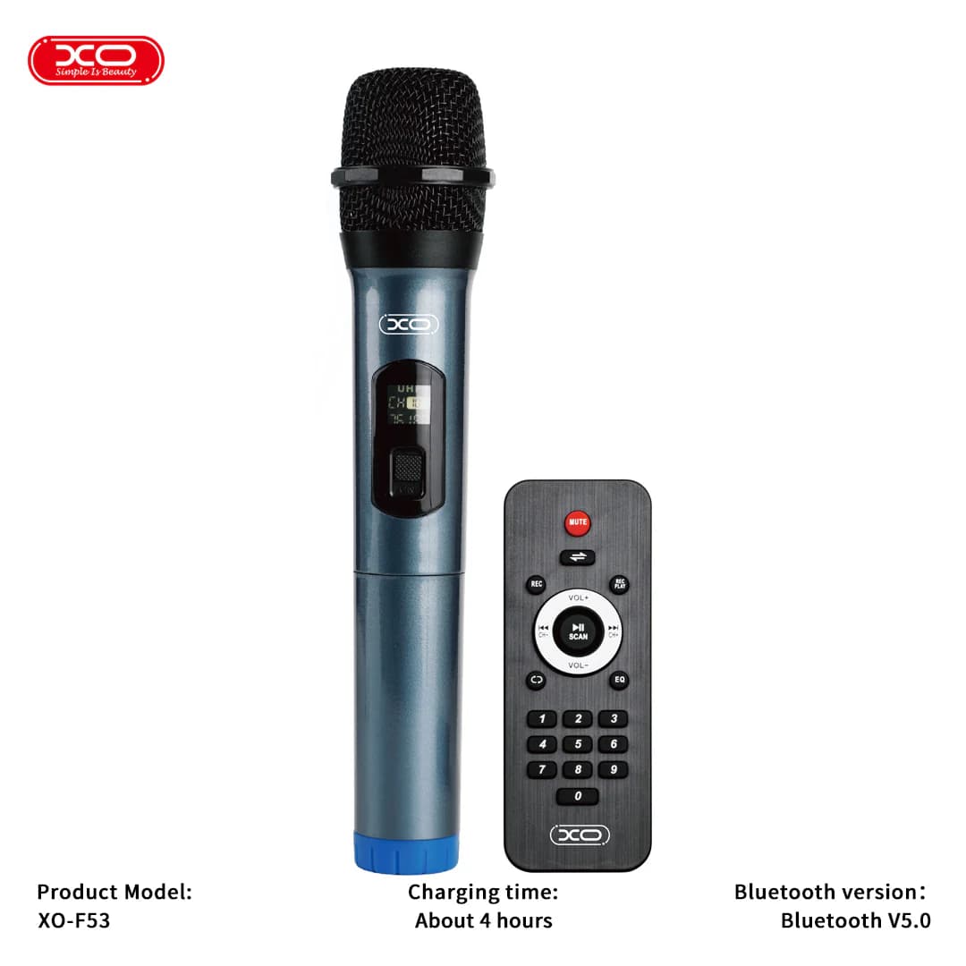 اسپیکر بلوتوثی 40 وات ایکس او مدل XO F53 RGB با میکروفون — تصویر ۲