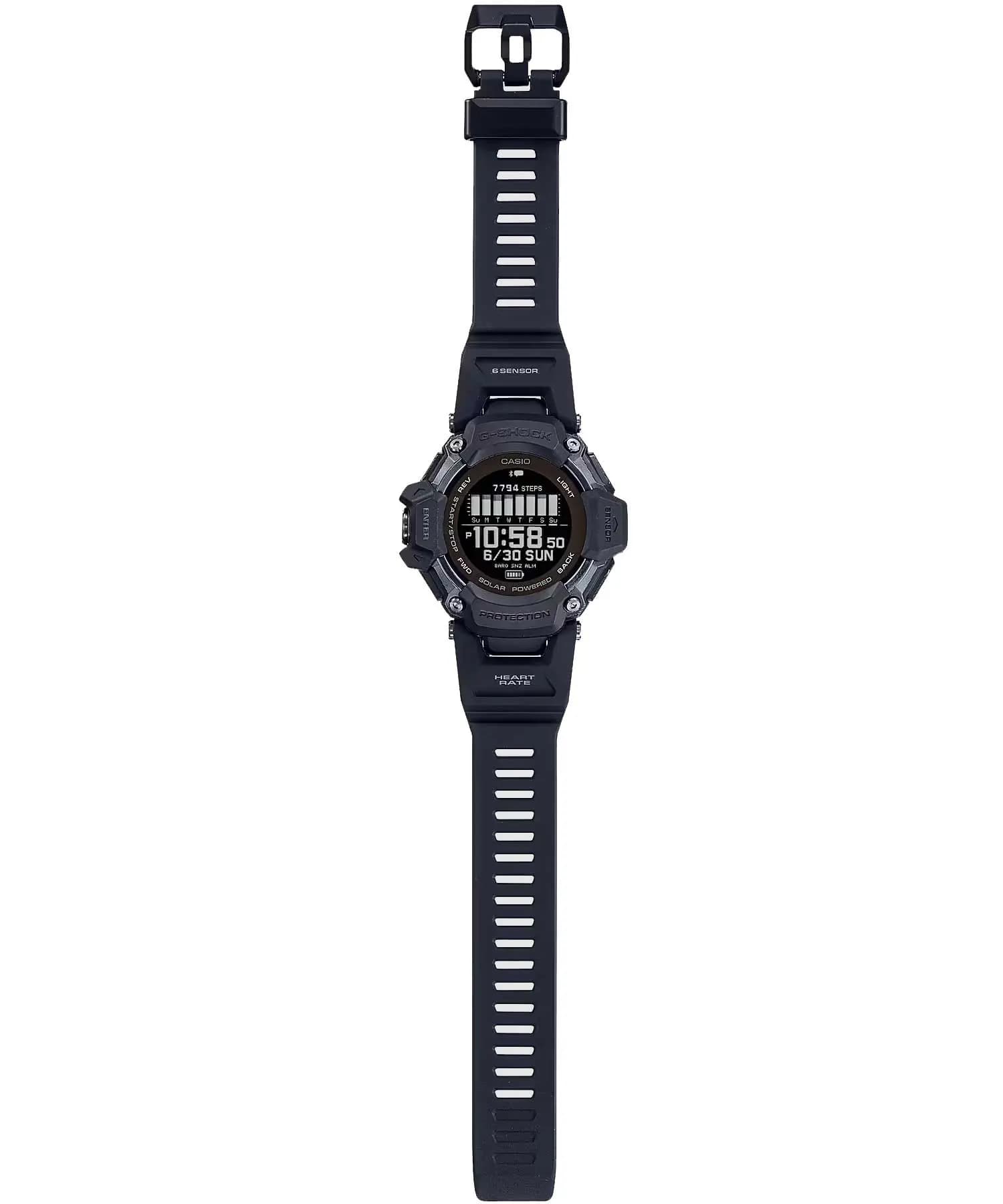 ساعت مچی دیجیتال مردانه کاسیو G-SQUAD مدل GBD-H2000-1BDR — تصویر ۳