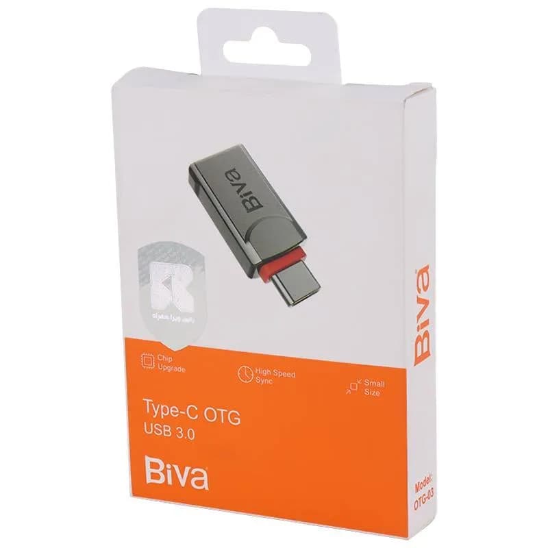 تبدیل Type C OTG به USB3.0 بیوا Biva OTG-03 — تصویر ۳