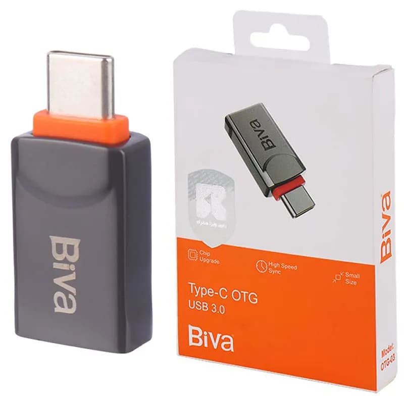 تبدیل Type C OTG به USB3.0 بیوا Biva OTG-03 — تصویر ۶