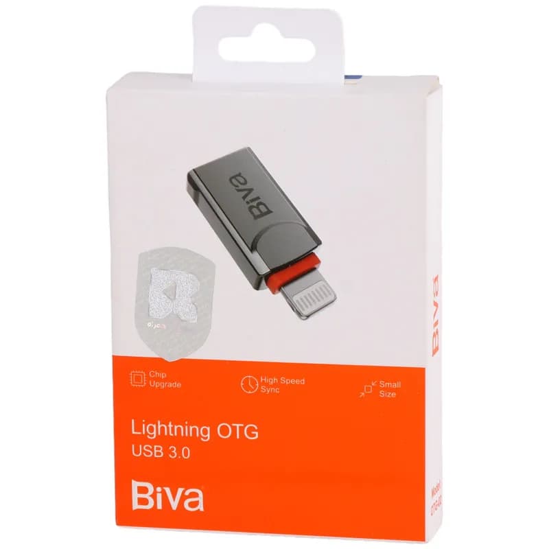 تبدیل OTG لایتنینگ به USB3.0 بیوا Biva OTG-02 — تصویر ۳