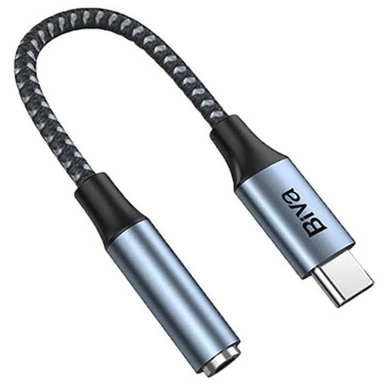 کابل تبدیل Type C به پورت AUX بیوا Biva Jack-01T