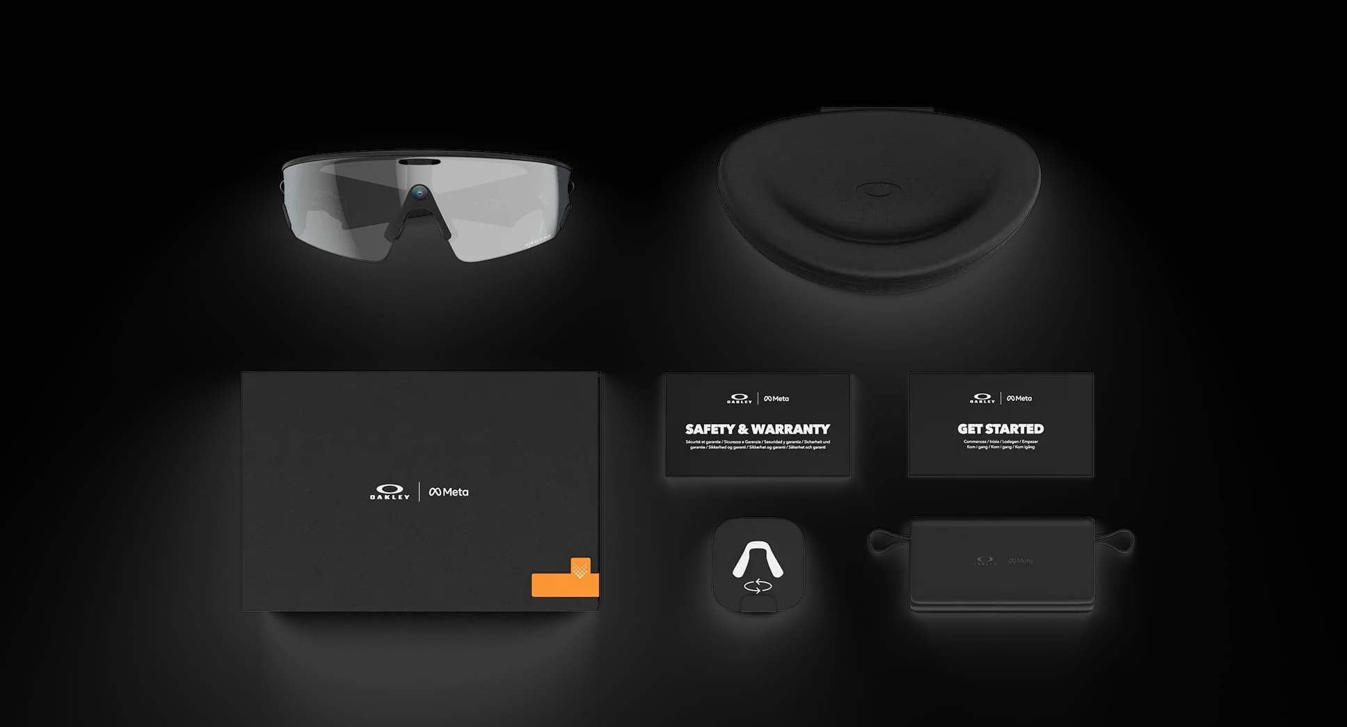 عینک هوشمند Oakley Meta مدل Vanguard فریم مشکی لنز مشکی پرایزم — تصویر ۴