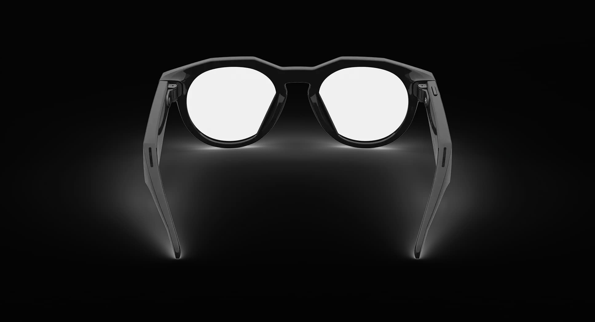 عینک هوشمند Oakley Meta مدل HSTN فریم مشکی لنز شفاف — تصویر ۲