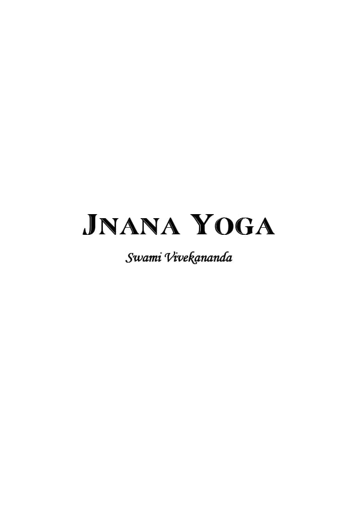 کتاب Jnana Yoga (جنانا یوگا) نسخه انگلیسی PDF | سوامی ویوکاناندا