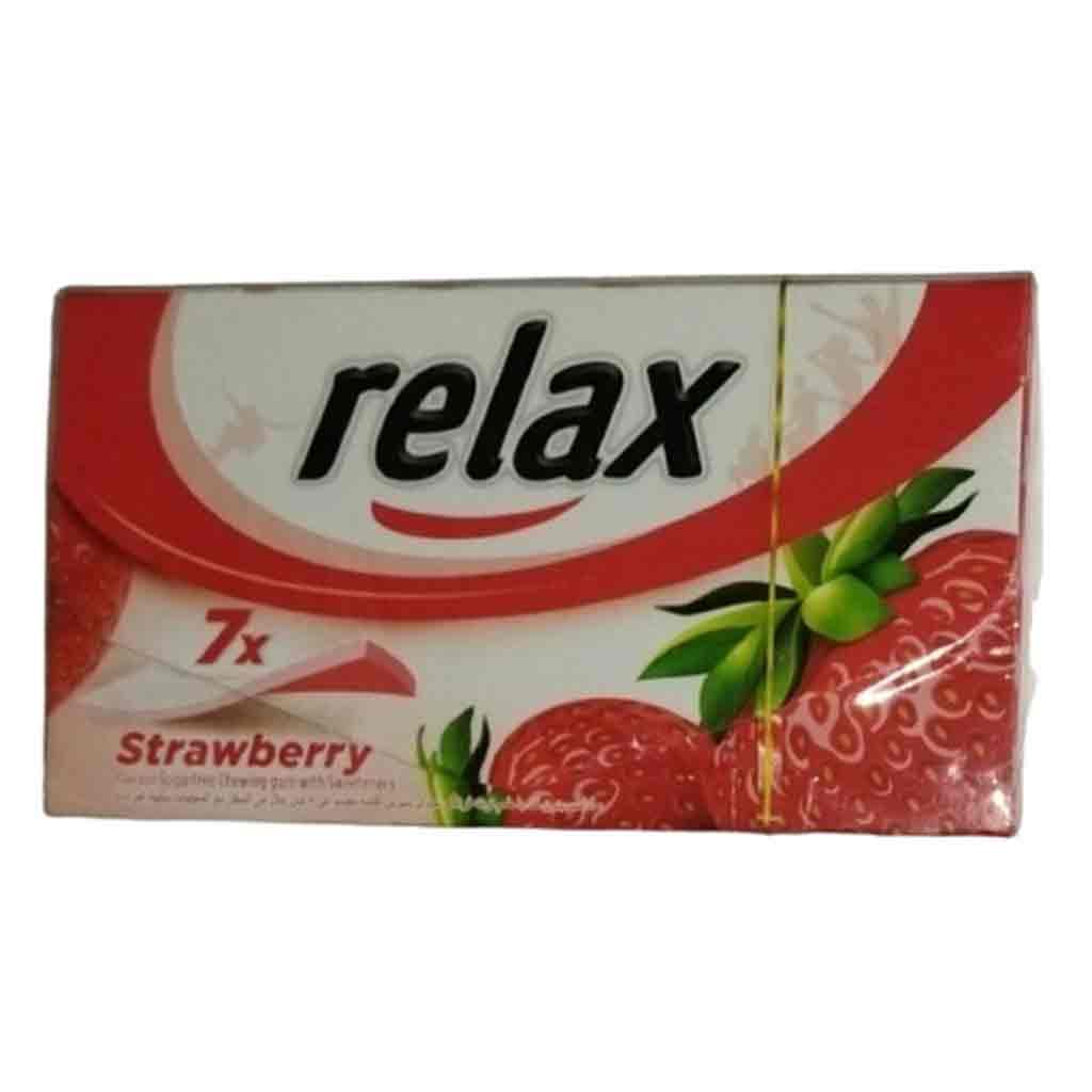 آدامس ریلکس Relax Strawberry با طعم توت فرنگی 7 عددی