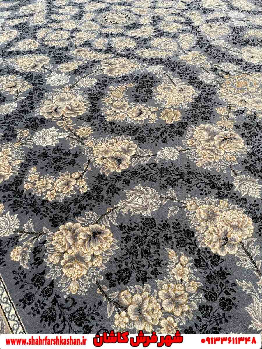 نقشه گندم دودی فرش طرح افشان طوسی 700 شانه — تصویر ۴