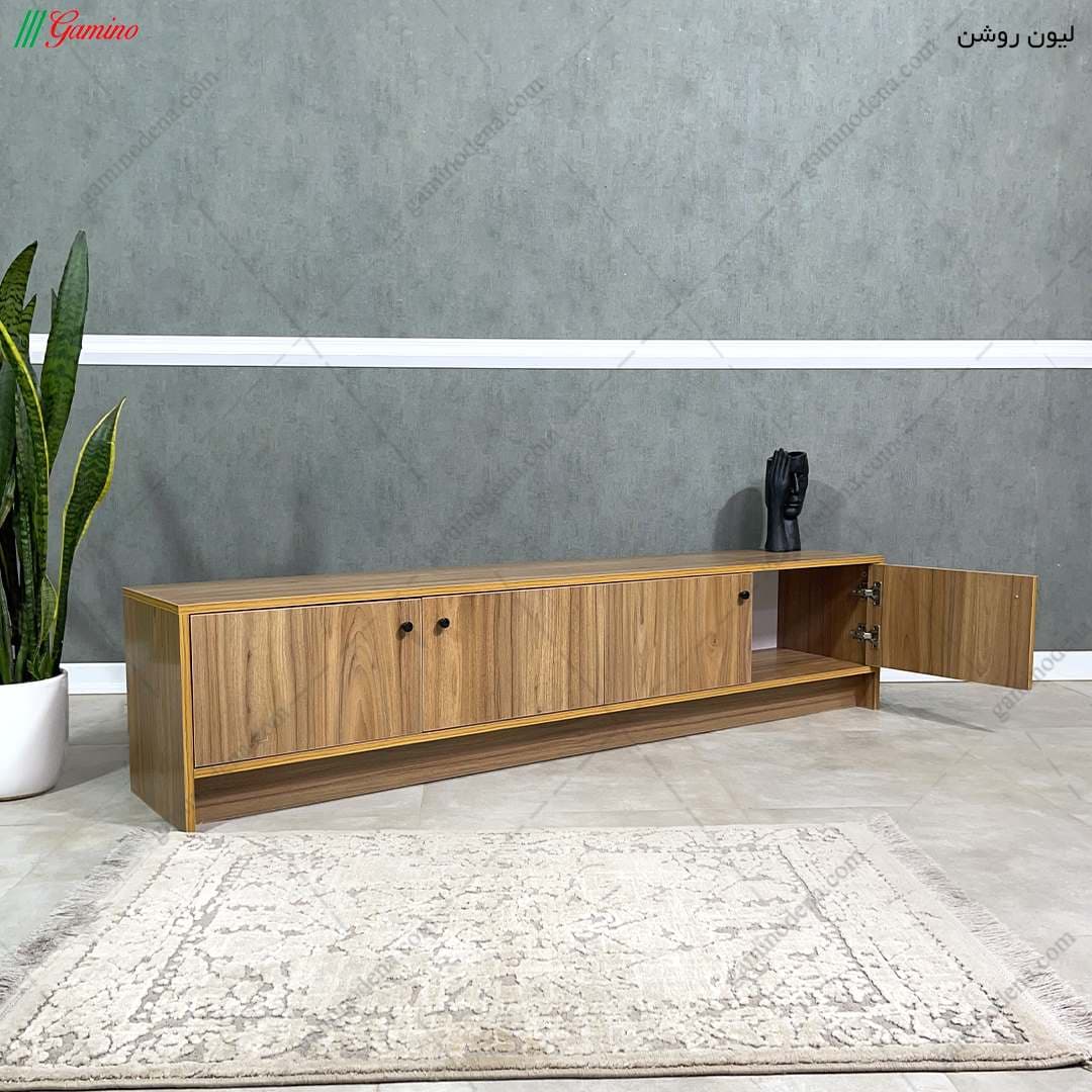 میز تلویزیون ساده و شیک ام دی اف جدید مینیمال مدل هوراکو — تصویر ۴
