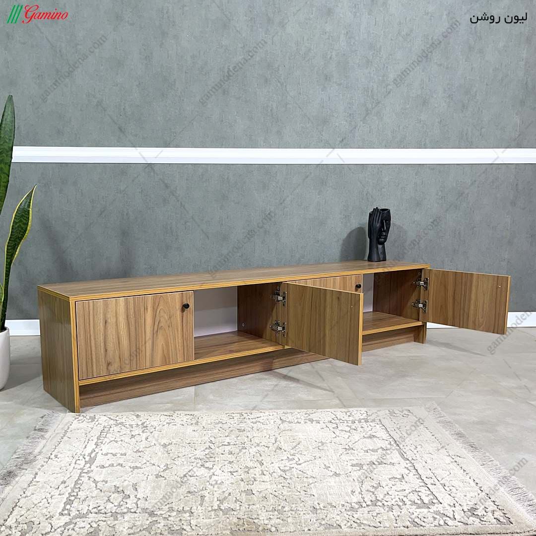 میز تلویزیون ساده و شیک ام دی اف جدید مینیمال مدل هوراکو — تصویر ۵