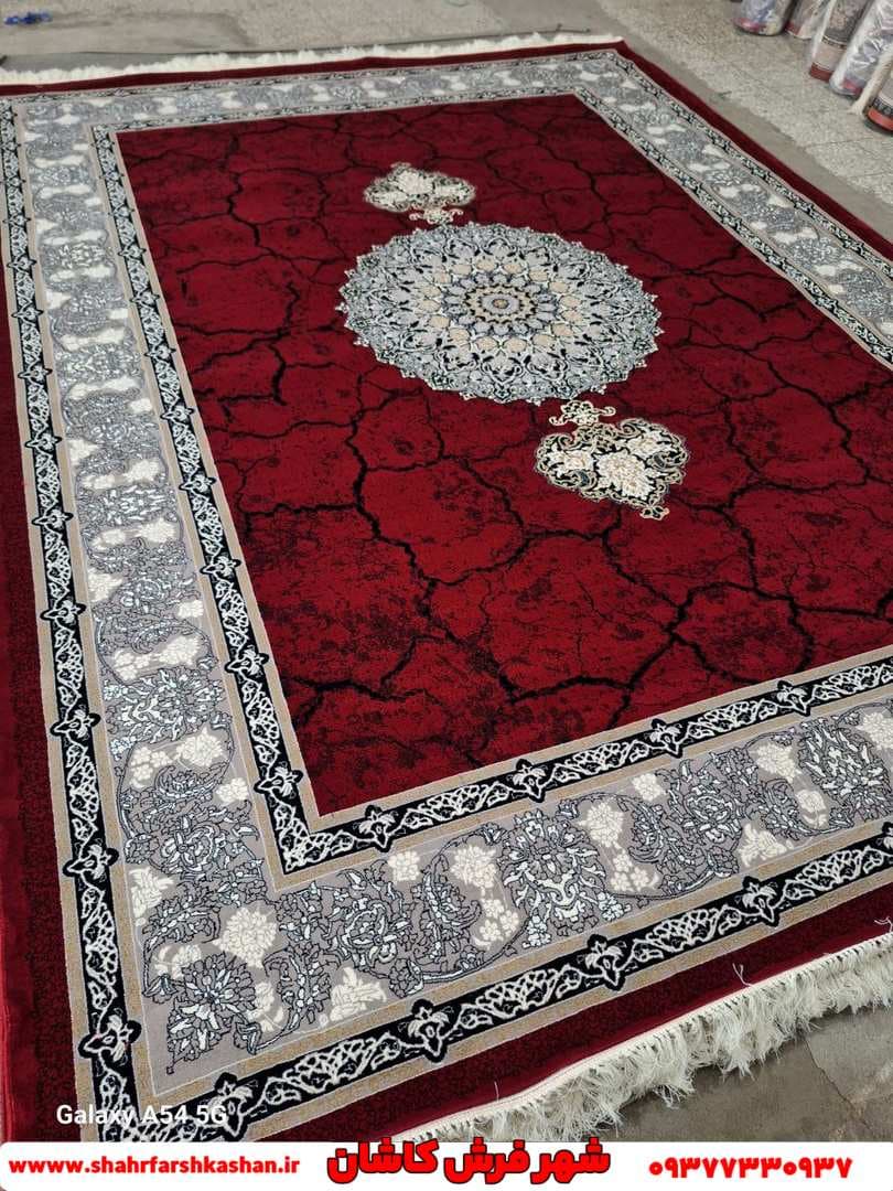 فرش طرح کویر لاکی 700 شانه اکرولیک