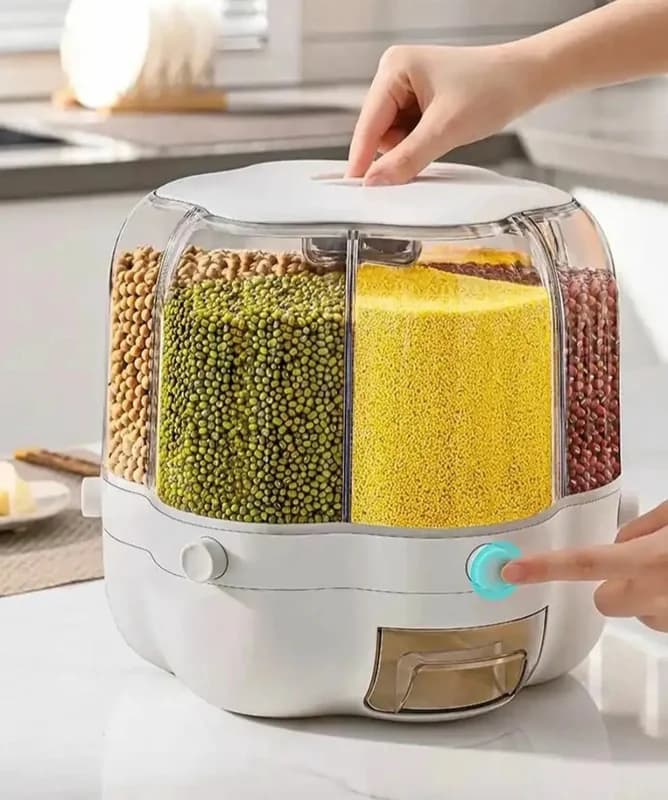 جاحبوباتی چرخشی 6 خانه کد 10107 — تصویر ۲