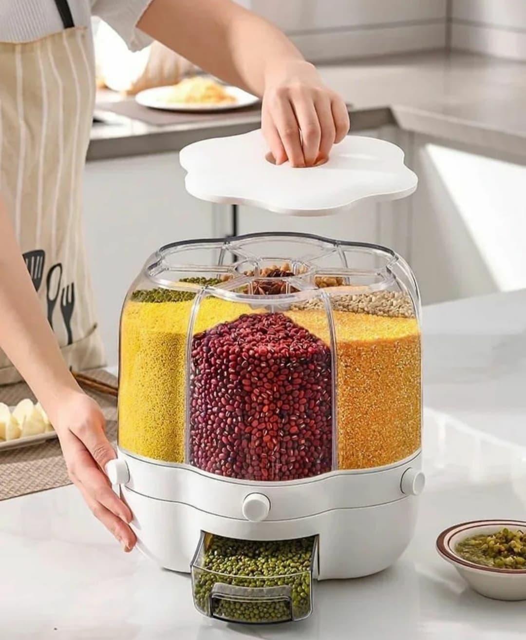 جاحبوباتی چرخشی 6 خانه کد 10107