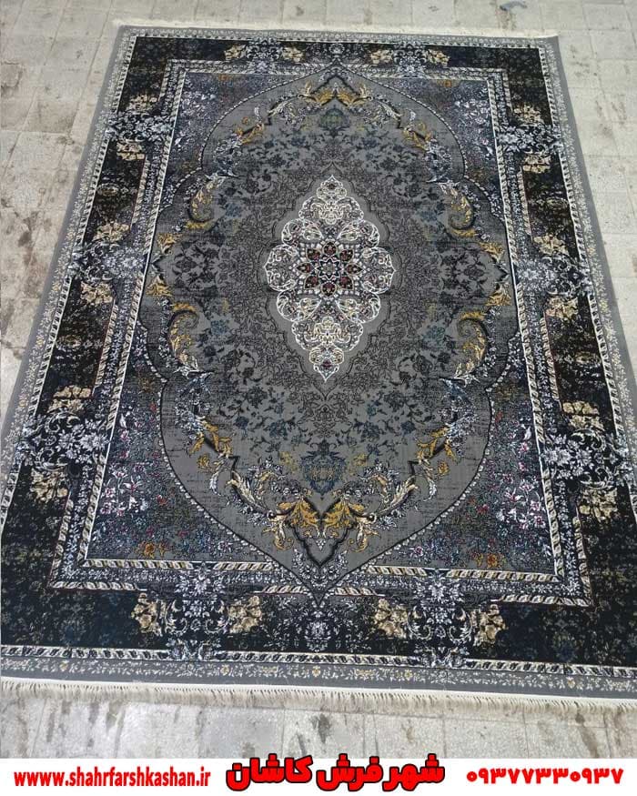 فرش ارزان کاشان یاس فیلی طرح 700 — تصویر ۲