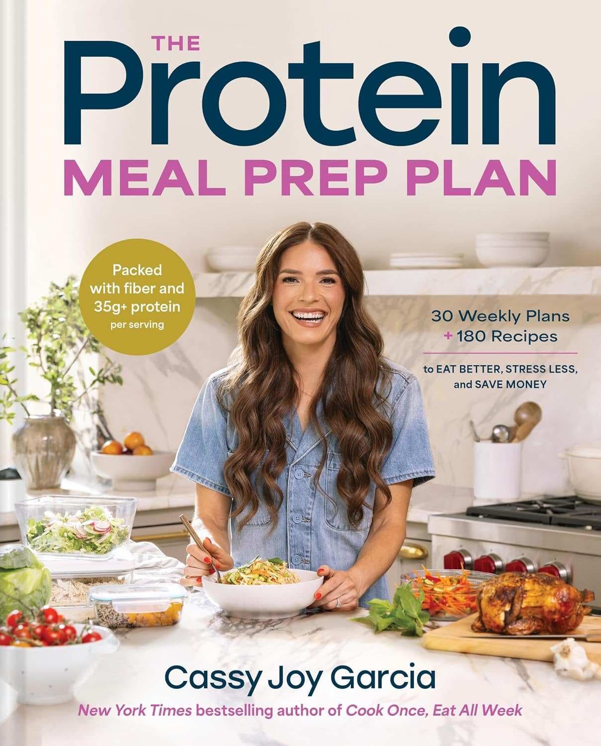 کتاب برنامه آماده‌سازی غذای پروتئینی (The Protein Meal Prep Plan) نسخه انگلیسی PDF | کسی جوی گارسیا