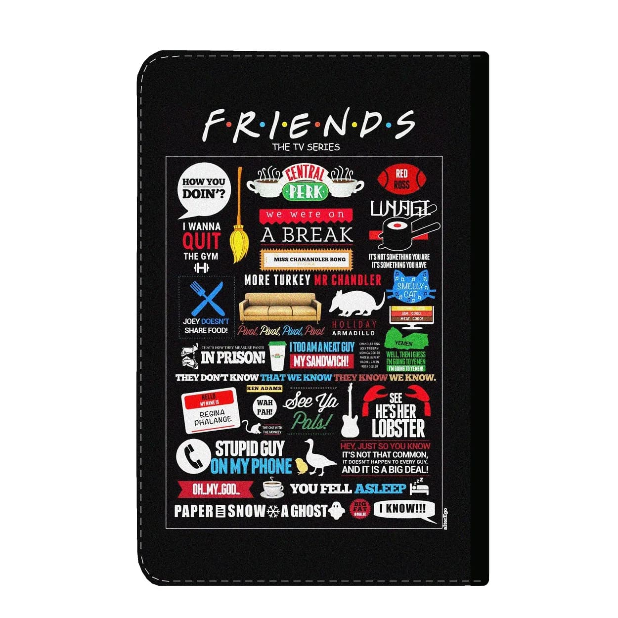 کلاسور طرح سریال فرندز friends کد 218