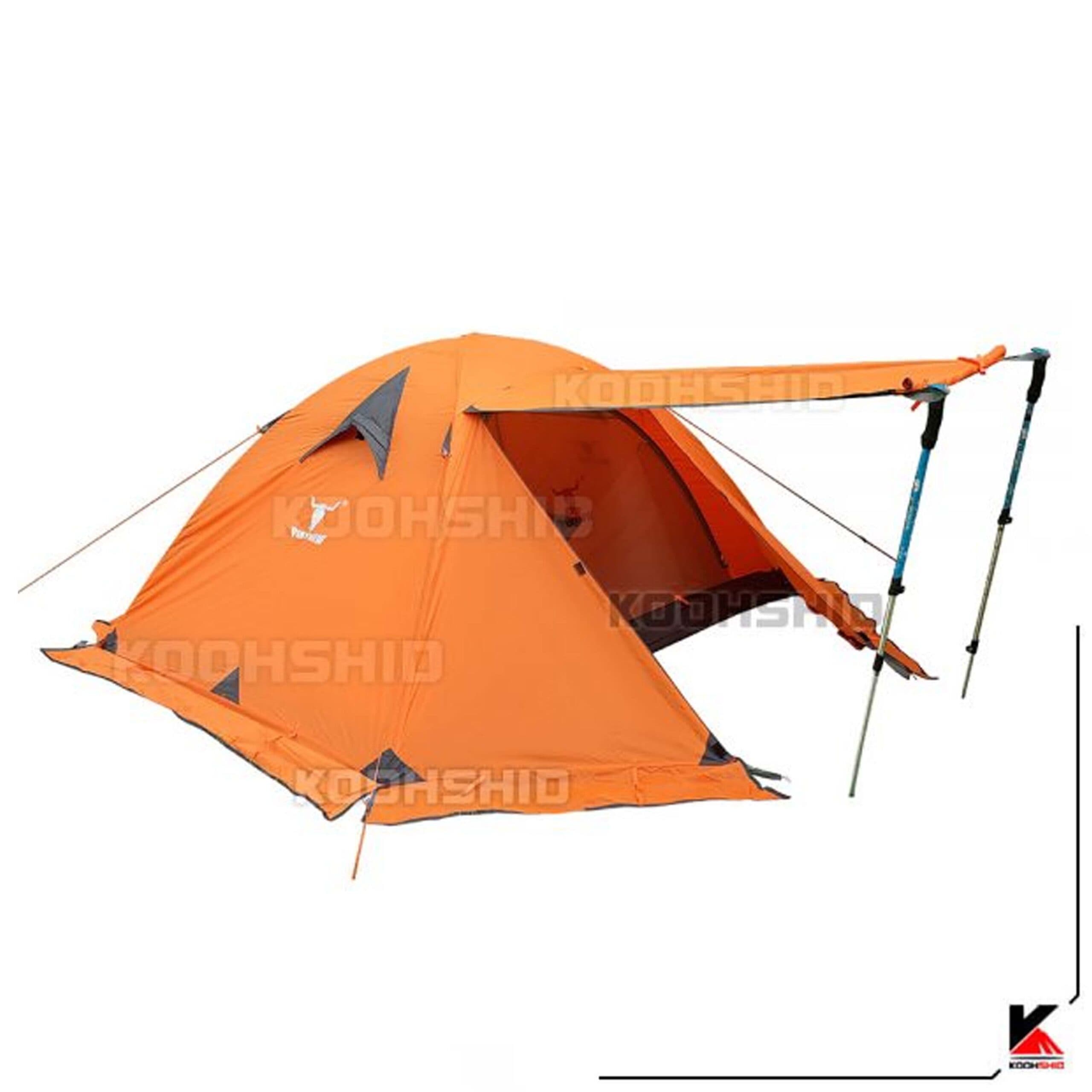 چادر کوهنوردی 2-3 نفره کله گاوی (پکینیو) مدل PKN c2001B — تصویر ۳
