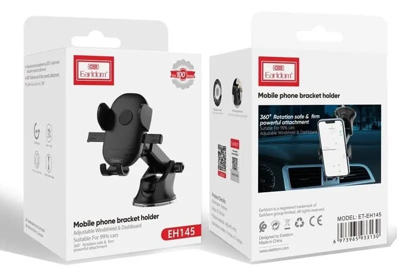 نگهدارنده موبایل خودرو ارلدام Earldom car phone mount mobile holder ET-EH145 ا Earldom car phone mount mobile holder ET-EH145 — تصویر ۶
