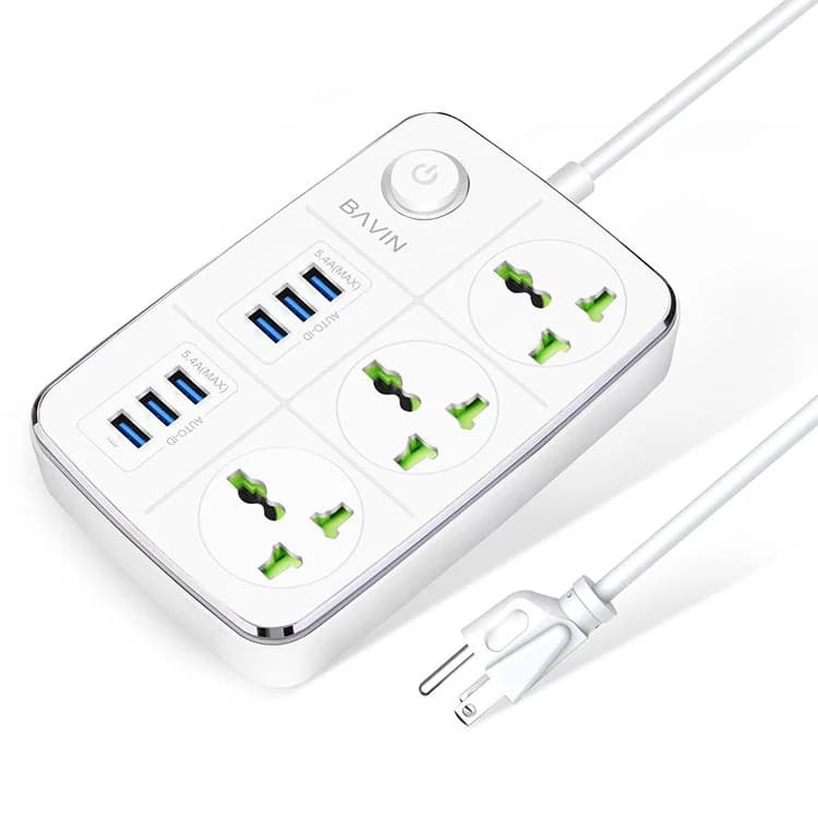 سه راهی برق باوین مدل PC588 ا Power Strip Bavin PC588
