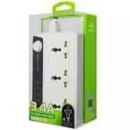 هاب شارژر و چند راهی برق باوین مدل PC512 ا Bavin PC512 5 USB Port Hub 3 Power Socket — تصویر ۳