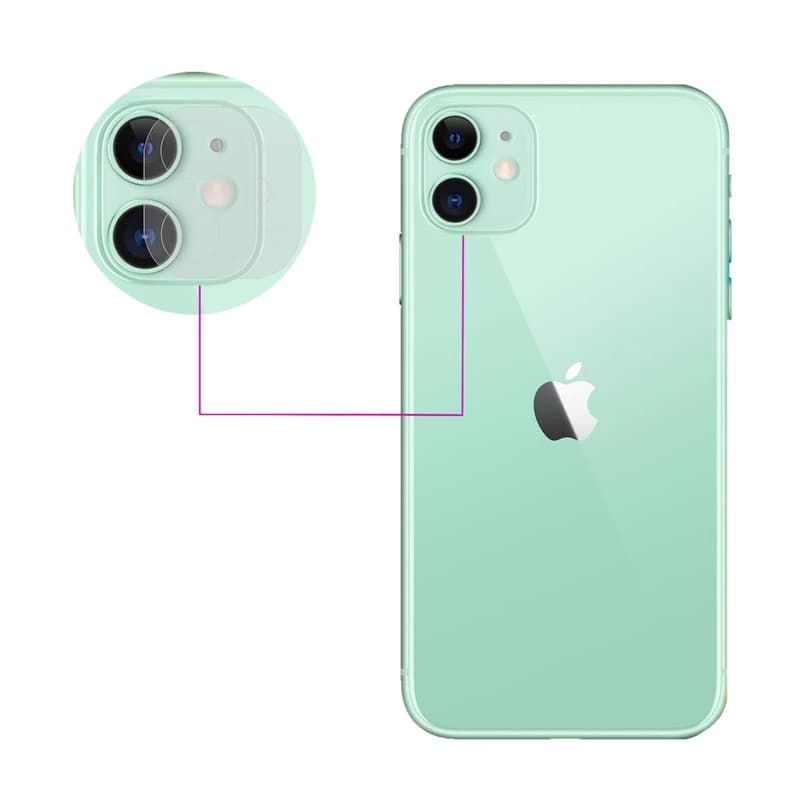 محافظ لنز دوربین مدل رینگی گوشی موبایل اپل مناسب ایفون 11 و ایفون 12 ا lens protector Iphone 11/Iphone 12