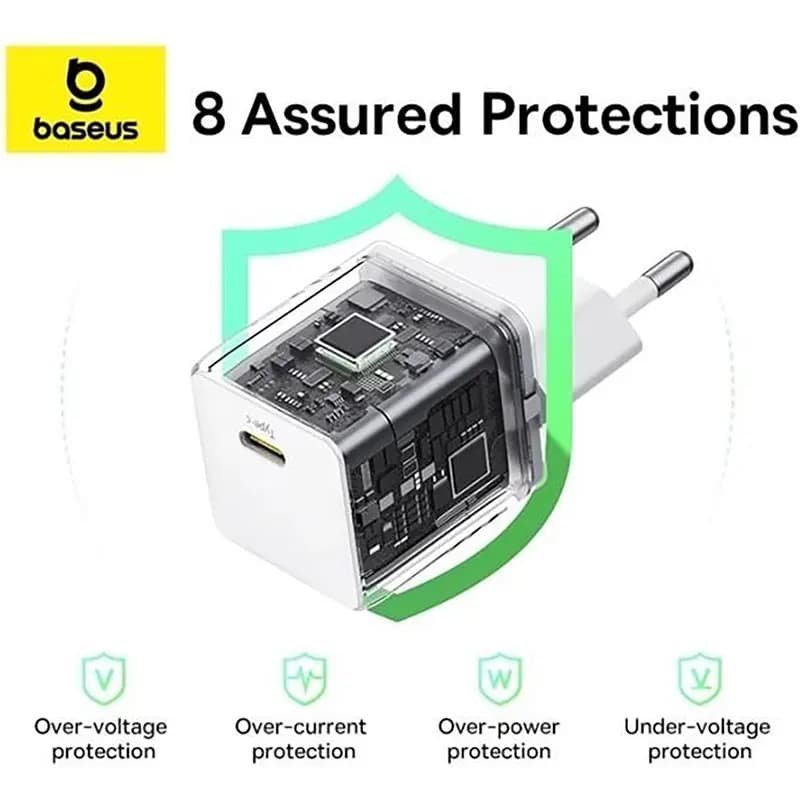 شارژر دیواری بیسوس (Baseus) مدل CCZC30CE با توان 30 وات — تصویر ۳