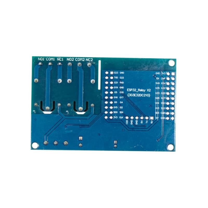 ماژول رله IOT دو کاناله با قابلیت کنترل از طریق شبکه WIFI مبتنی بر ESP-32 — تصویر ۳