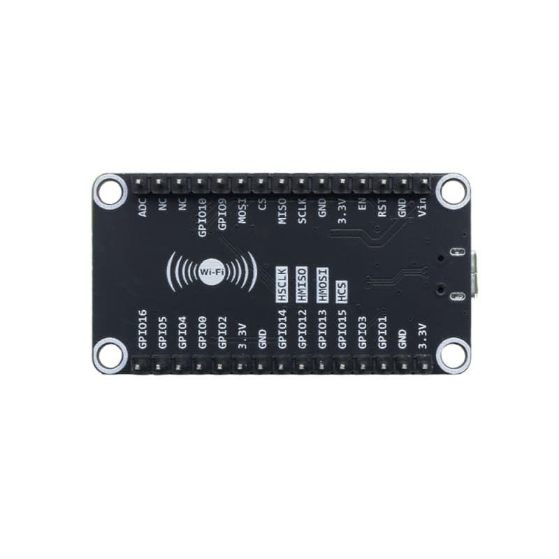 برد توسعه وای فای NodeMCU به همراه ماژول ESP8266-12F دارای کانکتور Micro-USB — تصویر ۴
