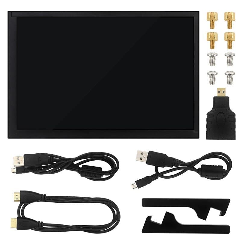 نمایشگر 10.1 اینچ IPS رنگی با تاچ خازنی 1280×800 با ورودی HDMI مخصوص رزبری پای — تصویر ۳