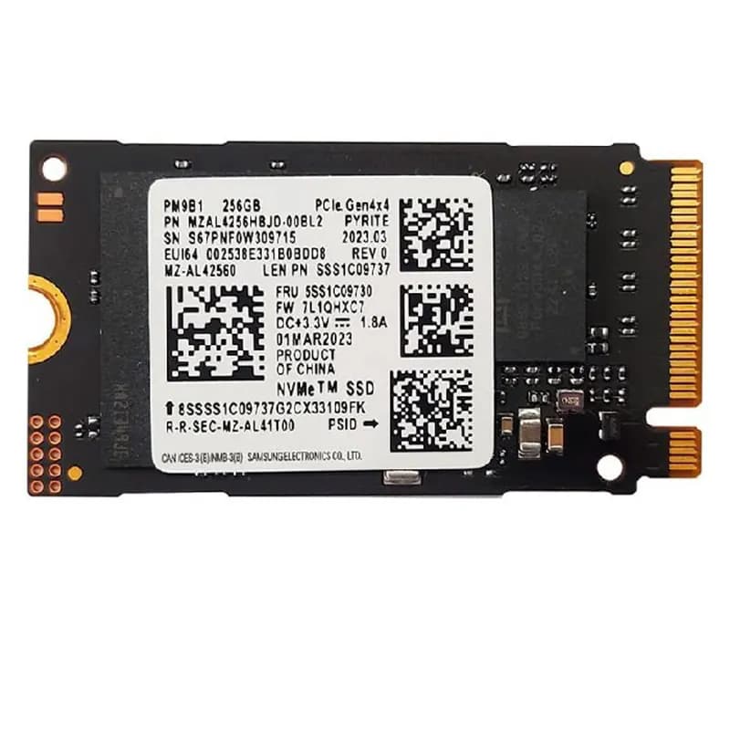 اس اس دی اینترنال سامسونگ (Samsung) مدل ™PM9B1 M2 PCIe Gen4X4 NVMe با ظرفیت 256 گیگابایت