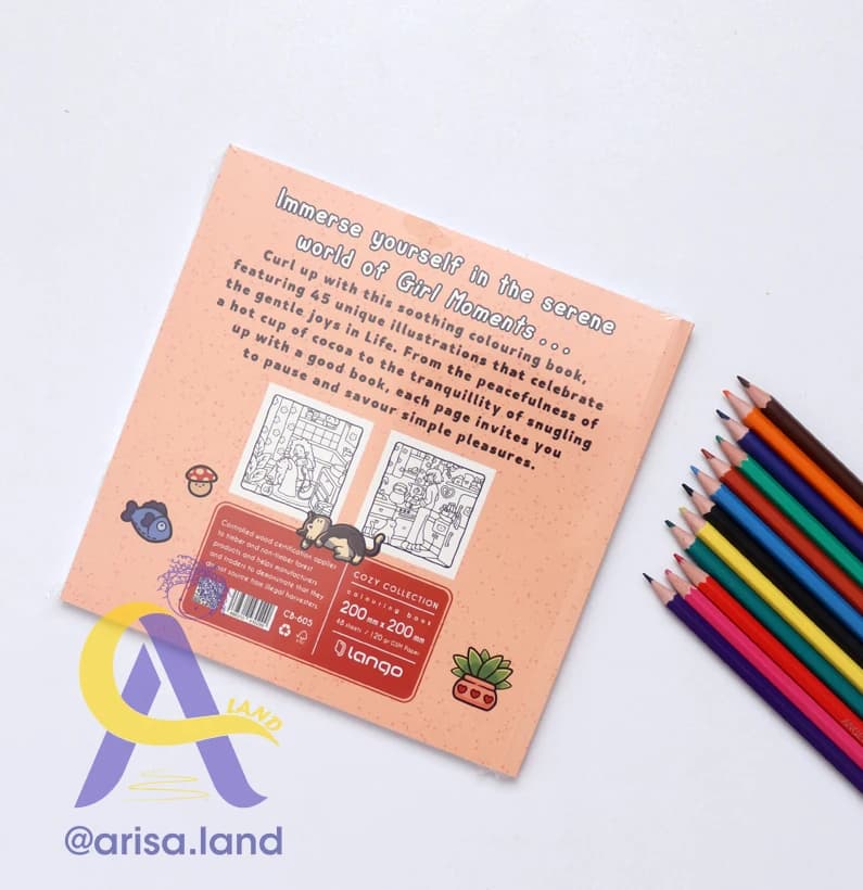 کتاب رنگ آمیزی Cozy لانگو Lango | 48 برگ — تصویر ۶