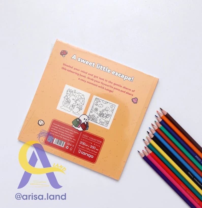 کتاب رنگ آمیزی Cozy لانگو Lango | 48 برگ — تصویر ۲
