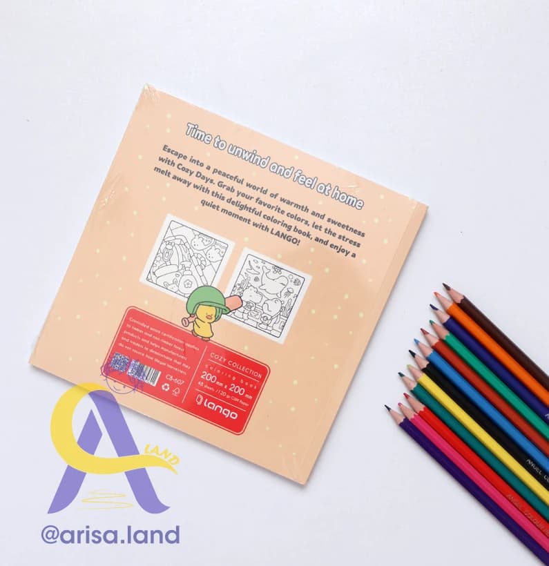 کتاب رنگ آمیزی Cozy لانگو Lango | 48 برگ — تصویر ۴