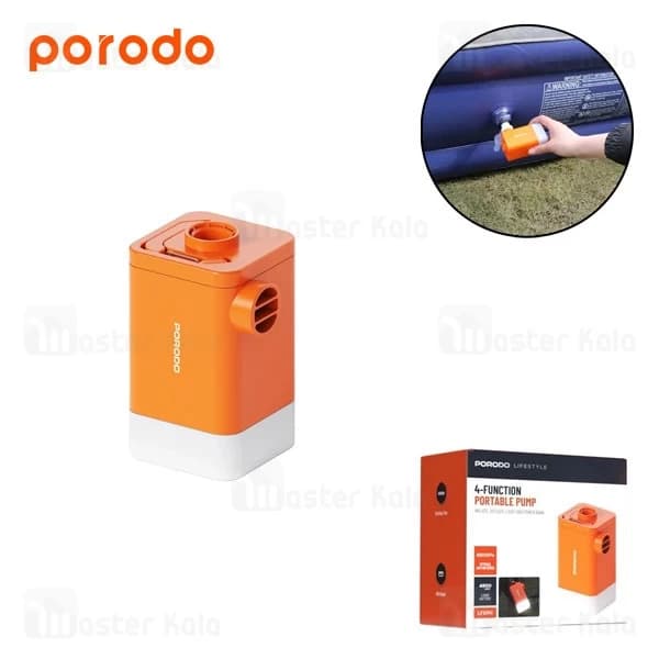 کمپرسور باد چند کاره پرودو Porodo PD-LFST041 همراه با چراغ قوه