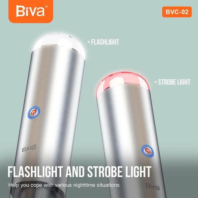جارو شارژی ماشین بیوا Biva BVC-02 توان 60 وات — تصویر ۳