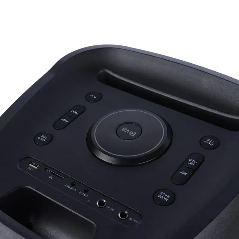 اسپیکر بلوتوث بیوا Biva Party Box 880 توان 100 وات رم و فلش خور — تصویر ۷