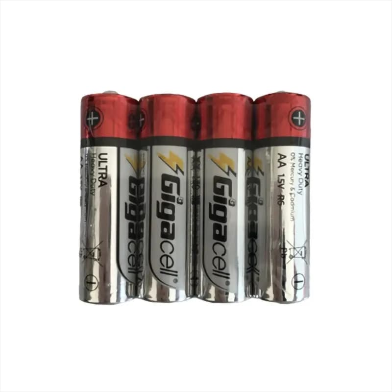 باتری قلمی AA گیگاسل (Gigacell) مدل Ultra Heavy Duty بسته 4 عددی