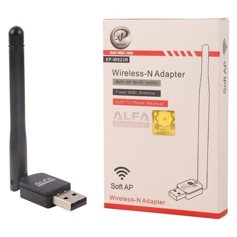 گیرنده وای فای USB ایکس پی (XP) آنتن دار مدل W923R