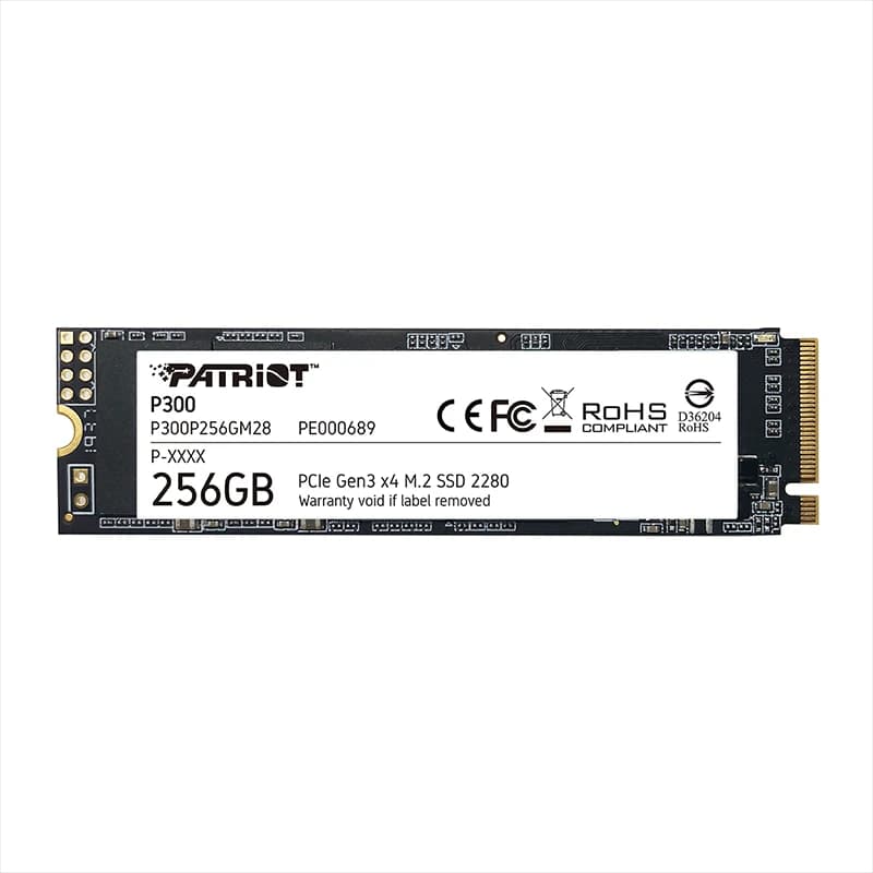 اس اس دی اینترنال پتریوت (Patriot) مدل ™P300 M2 PCIe Gen3 X4 NVMe با ظرفیت 128 گیگابایت — تصویر ۳